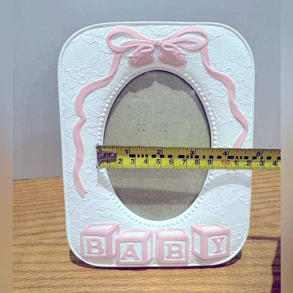 Vintage Baby Frames Russ Berrie 1990s coquette bow and baby carriage - Picture 4 of 8